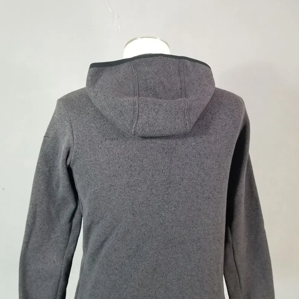 Nike hoodie sweater‎ sweatshirt women's large Gray running thermal outdoor